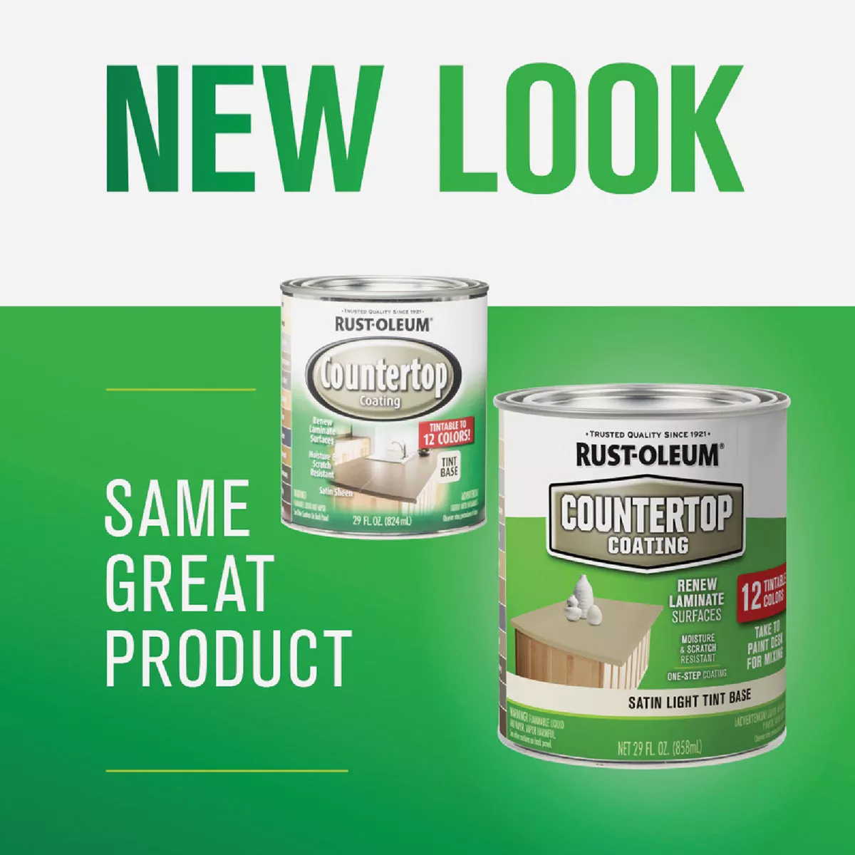 Rust-Oleum Tint Base Satin 25 LF x 2 Ft. Wide Countertop Coating - photo 4