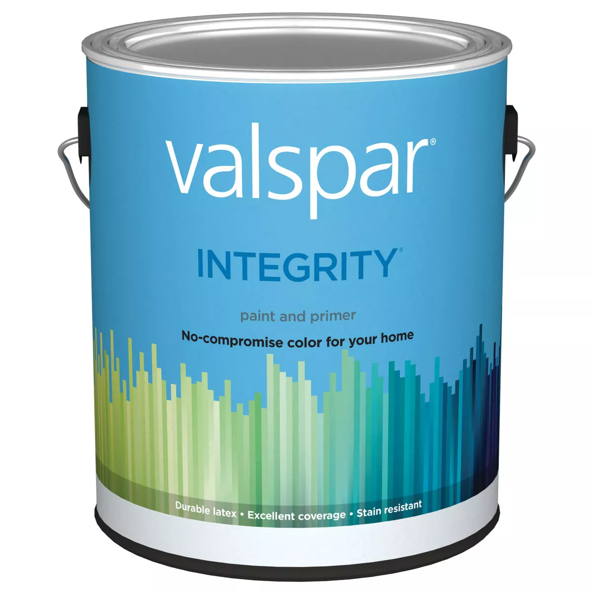 Valspar Integrity Latex Paint And Primer Flat Interior Wall Paint, White, 1 Gal. - photo 2
