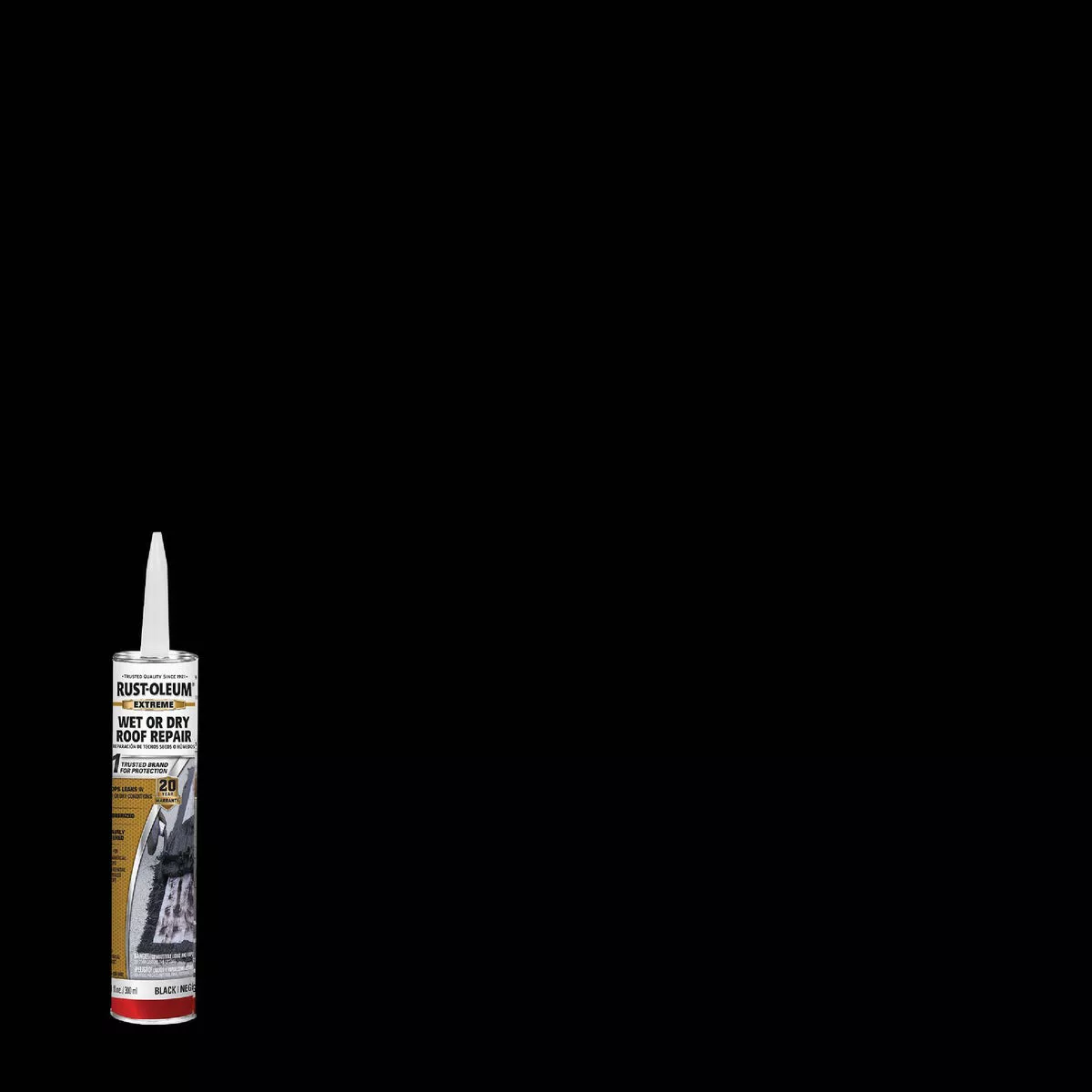 Rust-Oleum 10.1 Oz. Black Extreme Wet or Dry Roof Repair