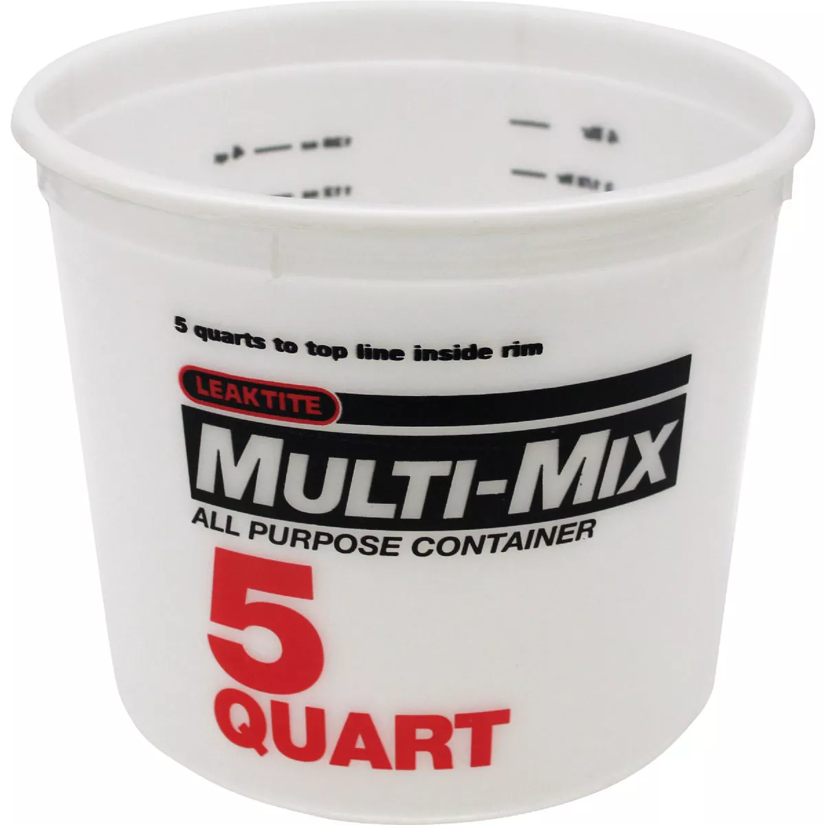 Leaktite 5 Qt. Semi-Transparent Multi-Mix All Purpose Mixing And Storage Container - photo 2