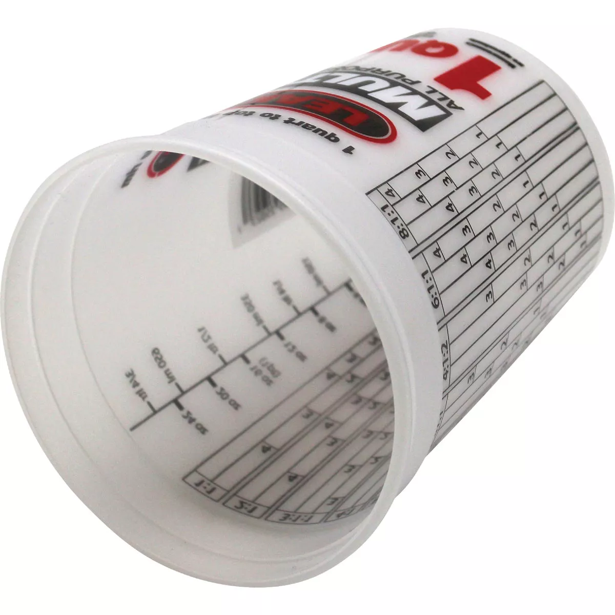 Leaktite 1 Qt. Semi-Transparent Multi-Mix All Purpose Mixing And Storage Container - photo 6