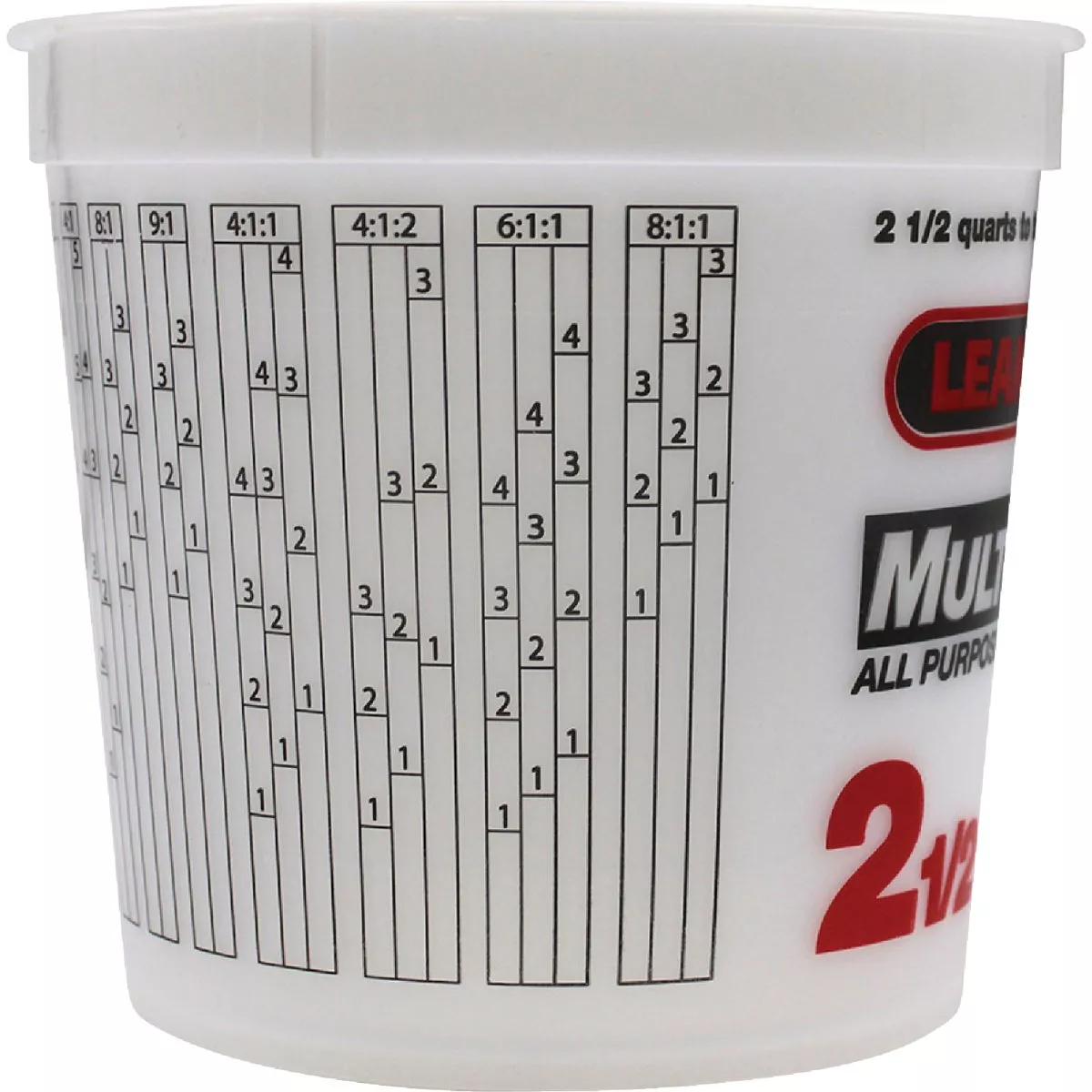 Leaktite 2.5 Qt. Semi-Transparent Multi-Mix All Purpose Mixing And Storage Container - photo 4