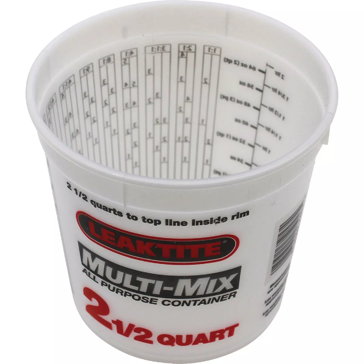Leaktite 2.5 Qt. Semi-Transparent Multi-Mix All Purpose Mixing And Storage Container - photo 5
