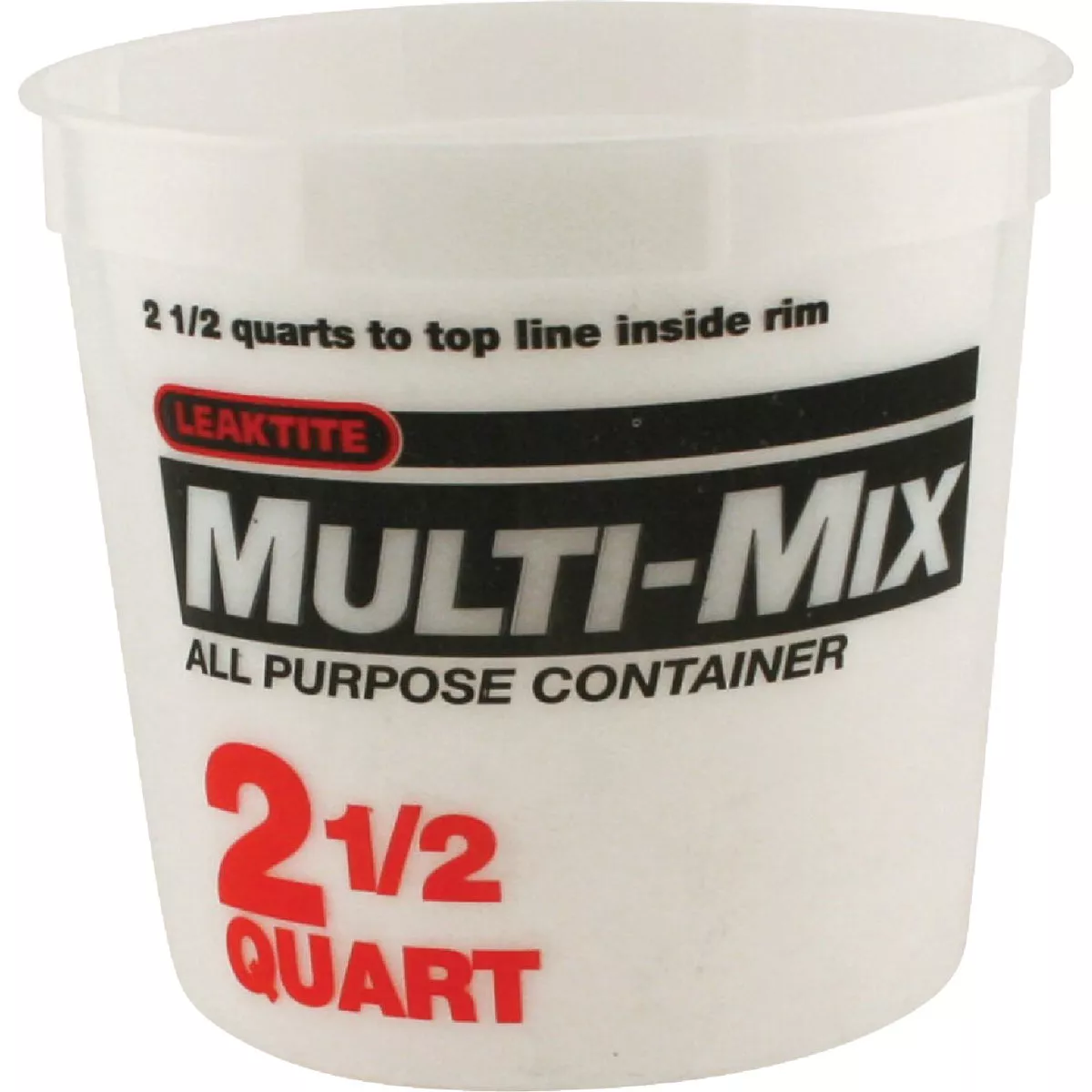 Leaktite 2.5 Qt. Semi-Transparent Multi-Mix All Purpose Mixing And Storage Container - photo 6