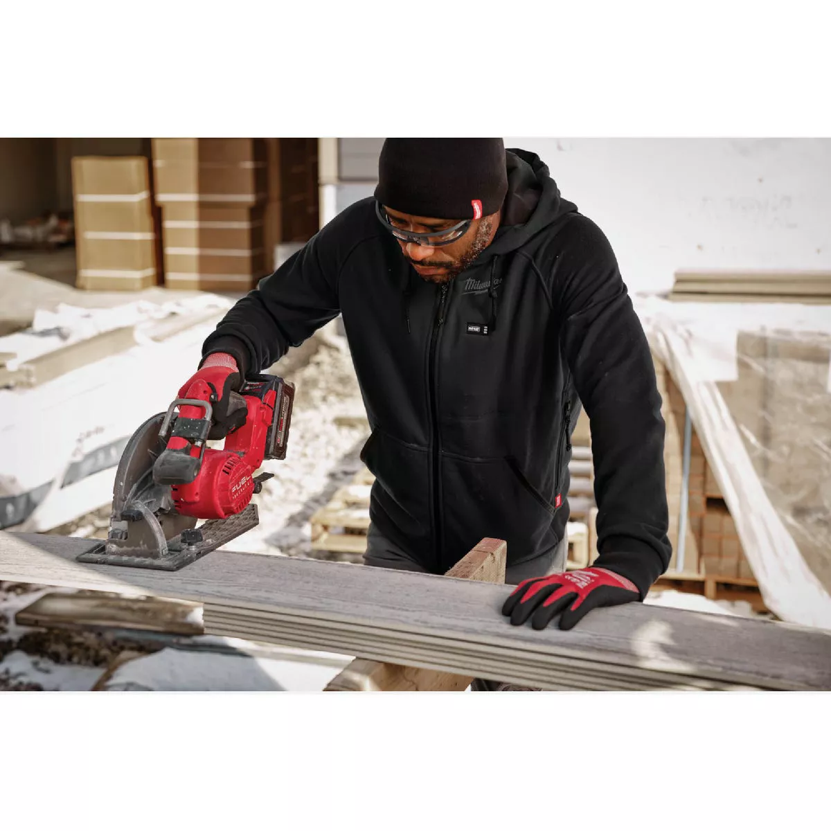 Milwaukee M12 Men's Black Cordless Heated Hoodie Kit, L - photo 7