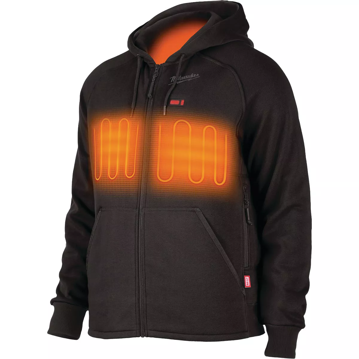 Milwaukee M12 Men's Black Cordless Heated Hoodie Kit, L - photo 2
