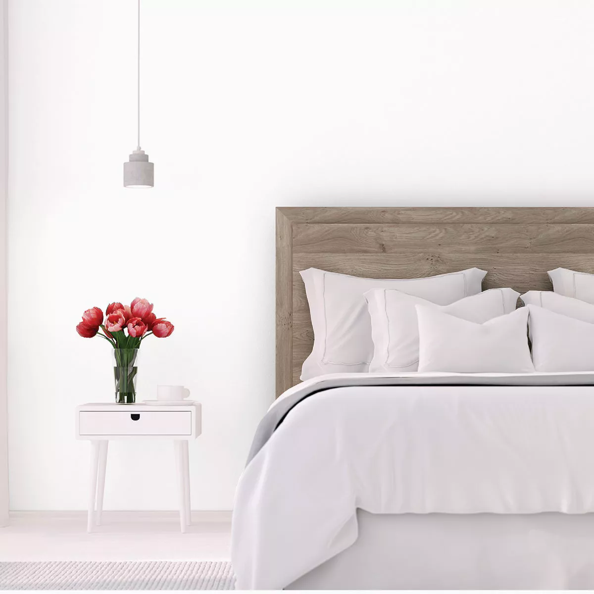 Rust-Oleum Sure Color Eggshell Alpine White Interior Wall Paint and Primer, Gallon - photo 3