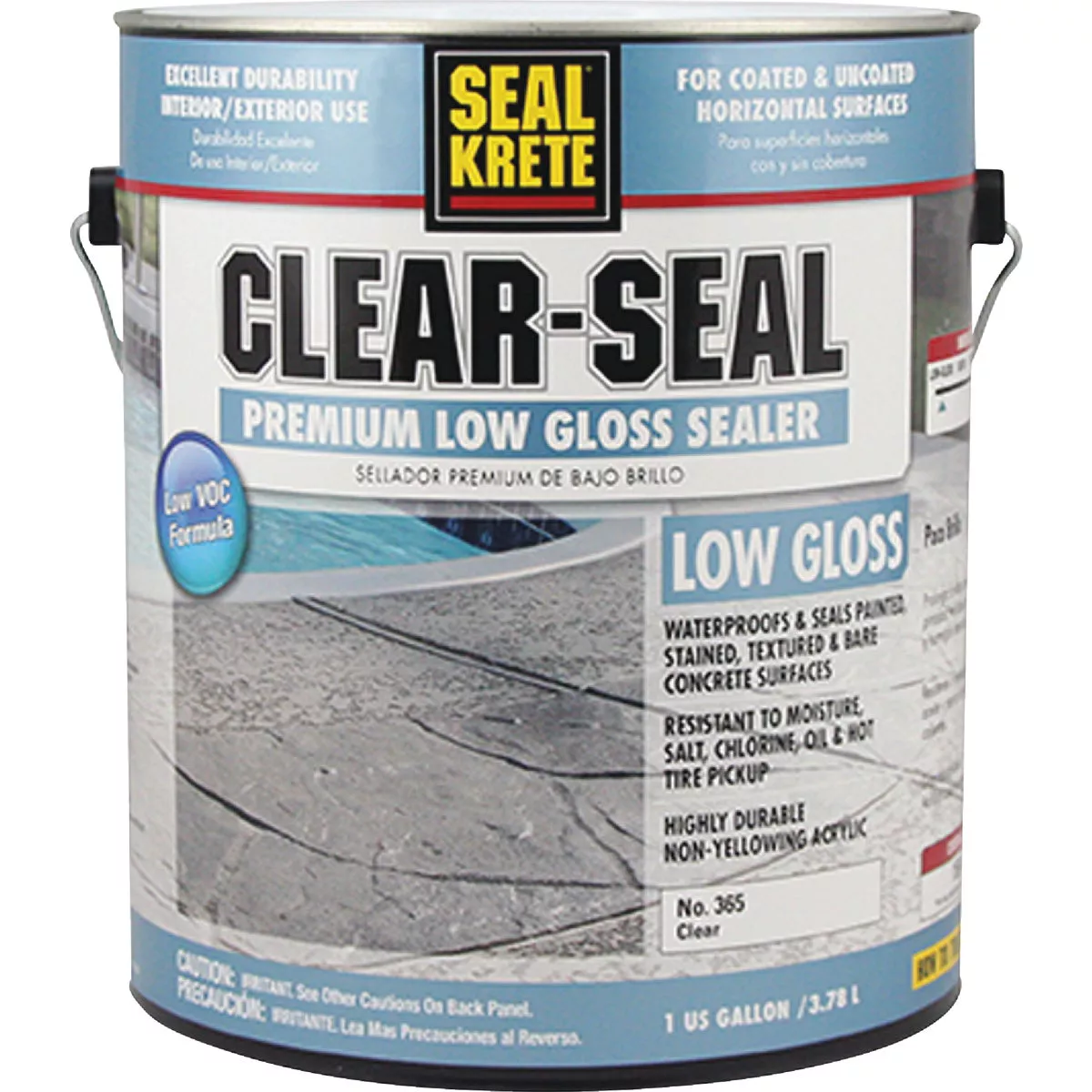 Seal Krete Clear-Seal Low VOC Acrylic Concrete Sealer, 1 Gal.