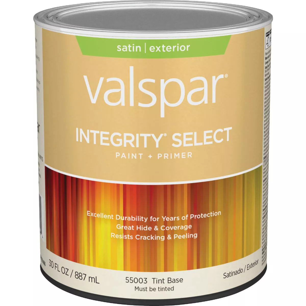 Valspar Integrity Select Satin Paint & Primer Exterior Paint, Tint Base, 1 Qt.