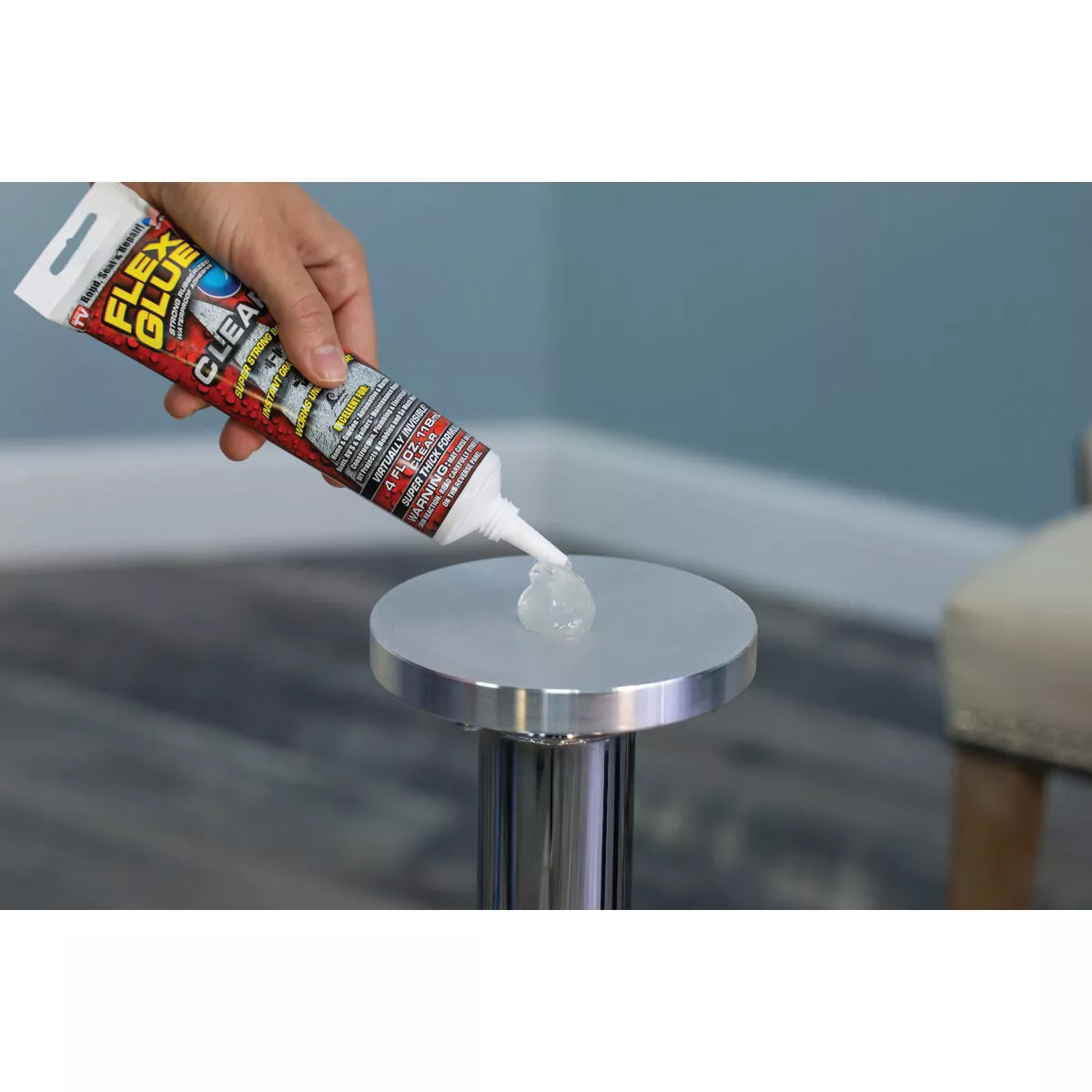 Flex Glue 4 Oz. Clear Multi-Purpose Adhesive - photo 2