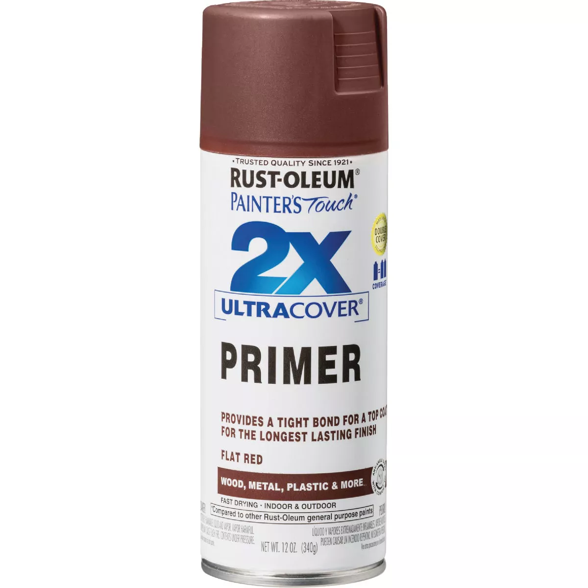 Rust-Oleum Painter's Touch 2X Ultra Cover Flat Red Spray Paint Primer - photo 2