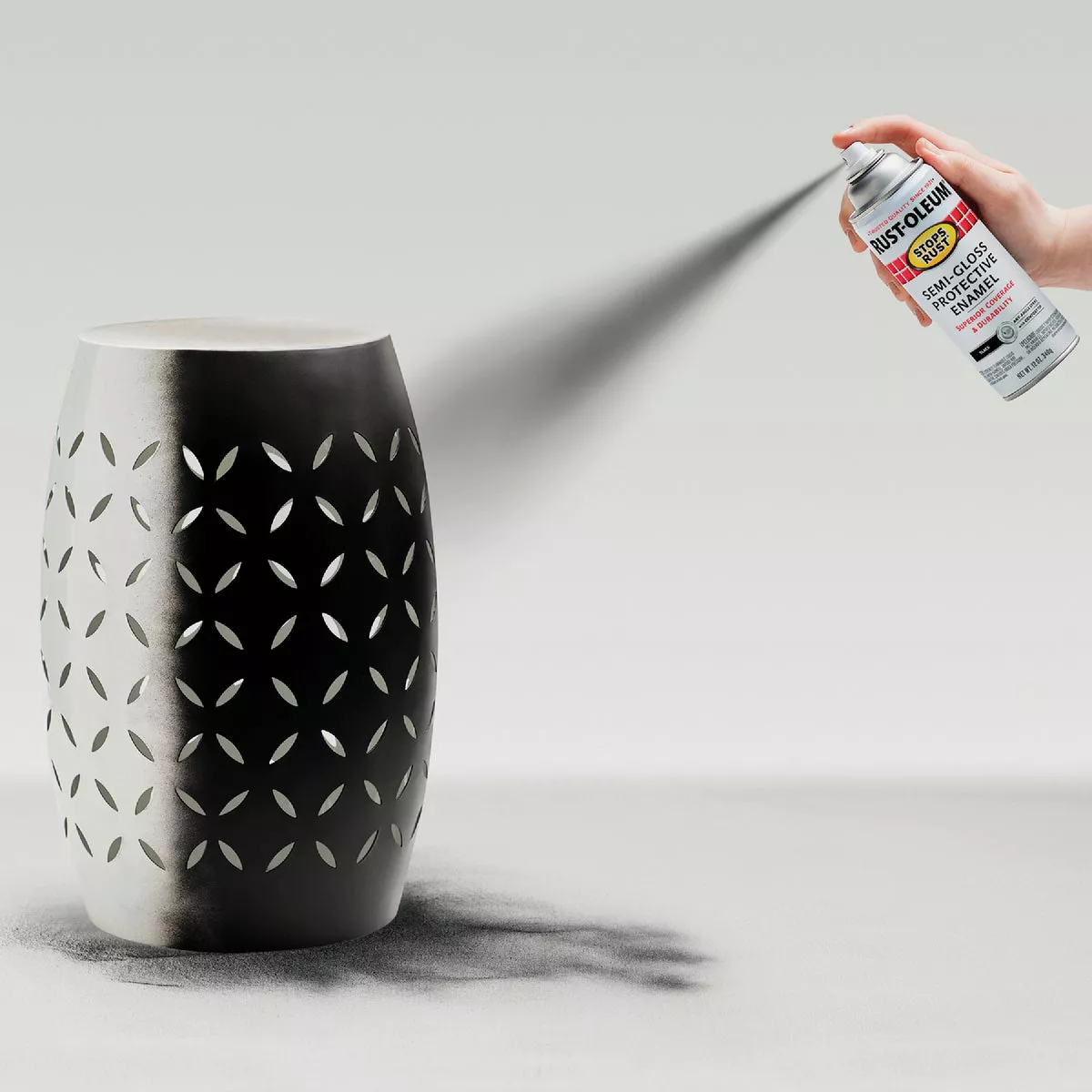 Rust-Oleum Stops Rust Semi-Gloss Black 12 Oz. Anti-Rust Spray Paint - photo 5