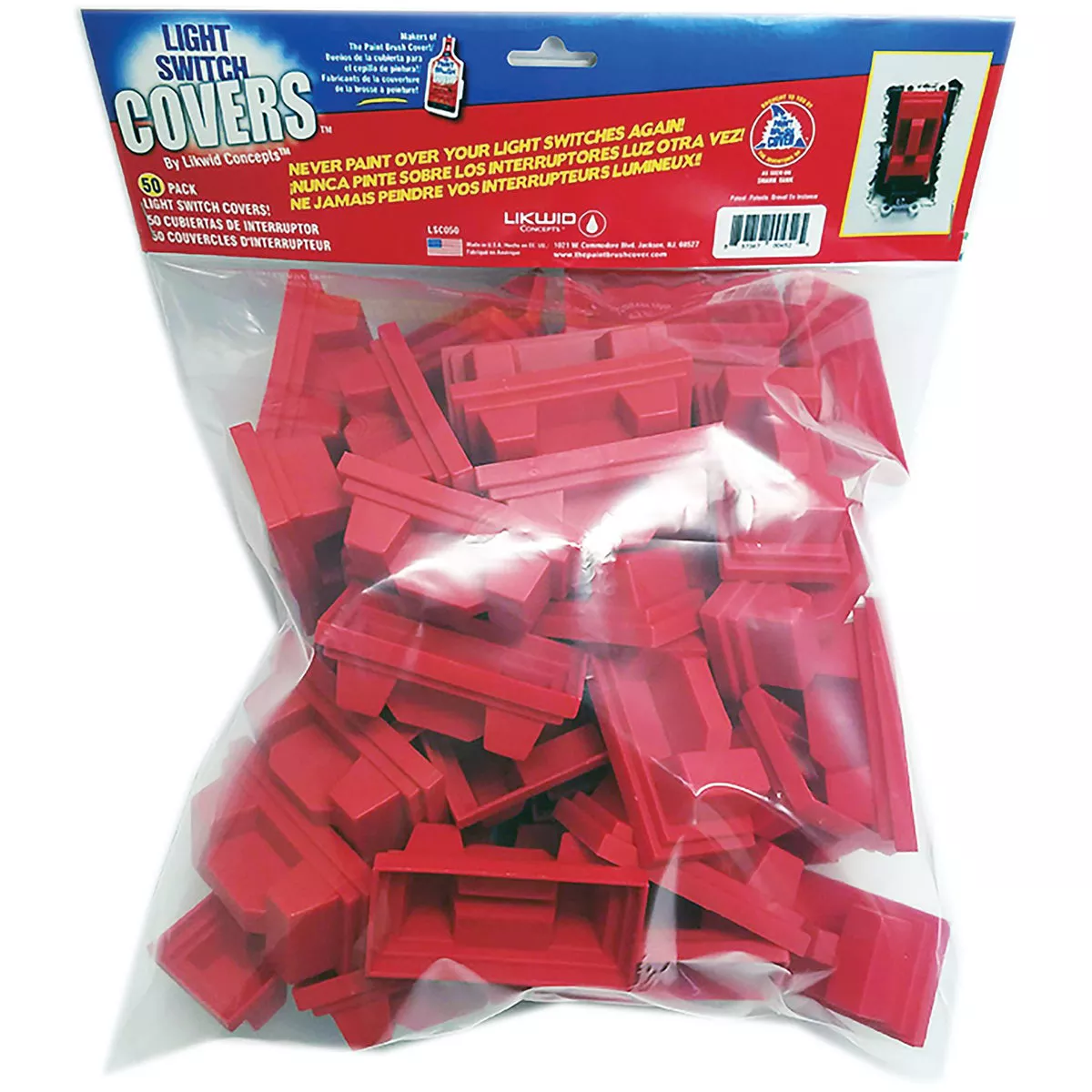 Likwid Concepts Plastic Light Switch Cover (50 Count)
