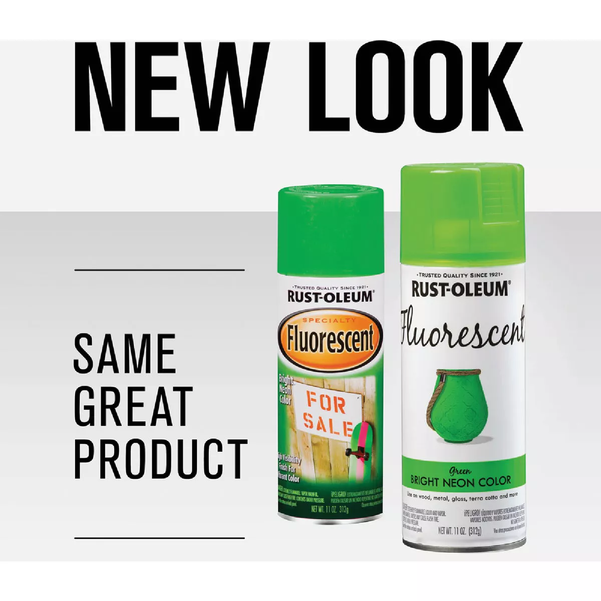 Rust-Oleum Fluorescent 11 Oz. Gloss Spray Paint, Fluorescent Green - photo 2