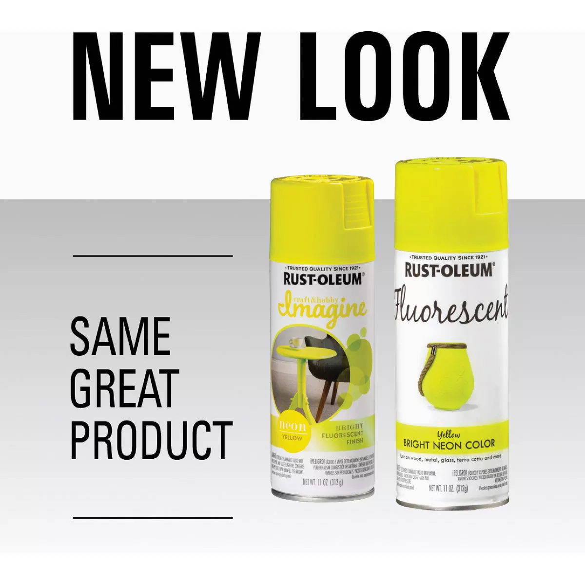 Rust-Oleum Fluorescent 11 Oz. Gloss Spray Paint, Fluorescent Yellow - photo 2