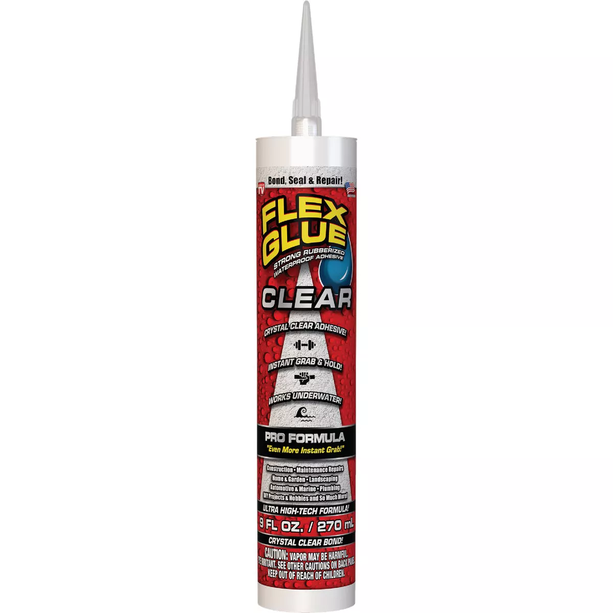 Flex Glue 9 Oz. Clear Multi-Purpose Adhesive