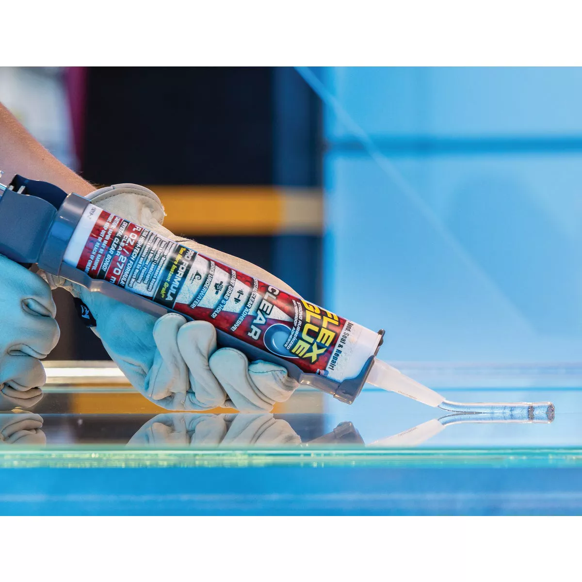 Flex Glue 9 Oz. Clear Multi-Purpose Adhesive - photo 3