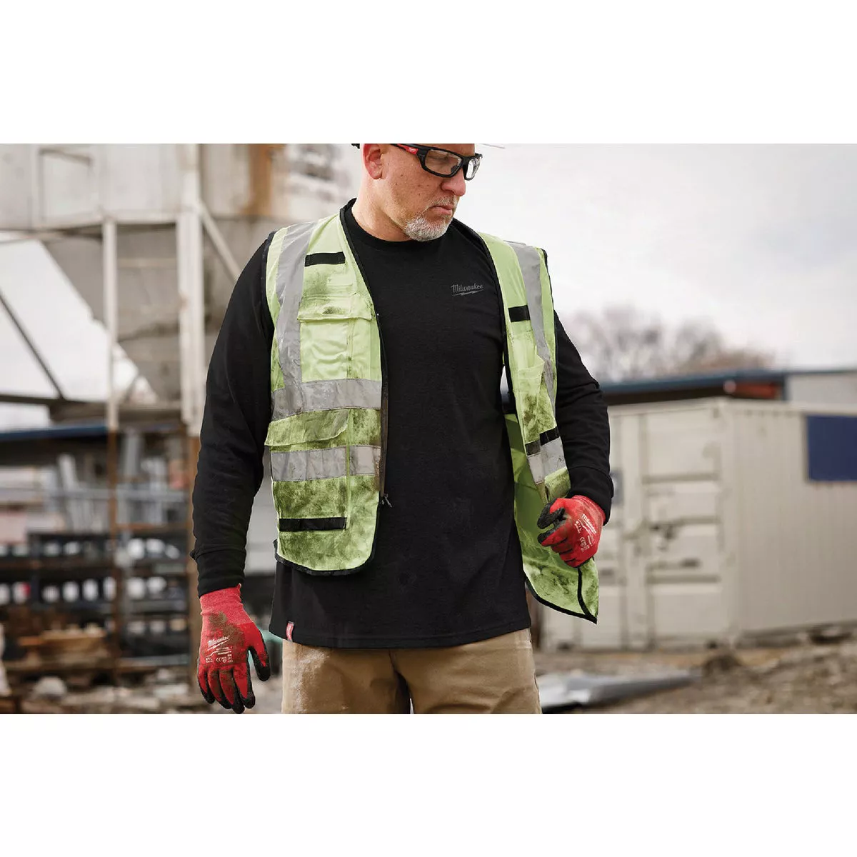 Milwaukee 2XL Black Long Sleeve Unisex Hybrid Work Shirt - photo 5