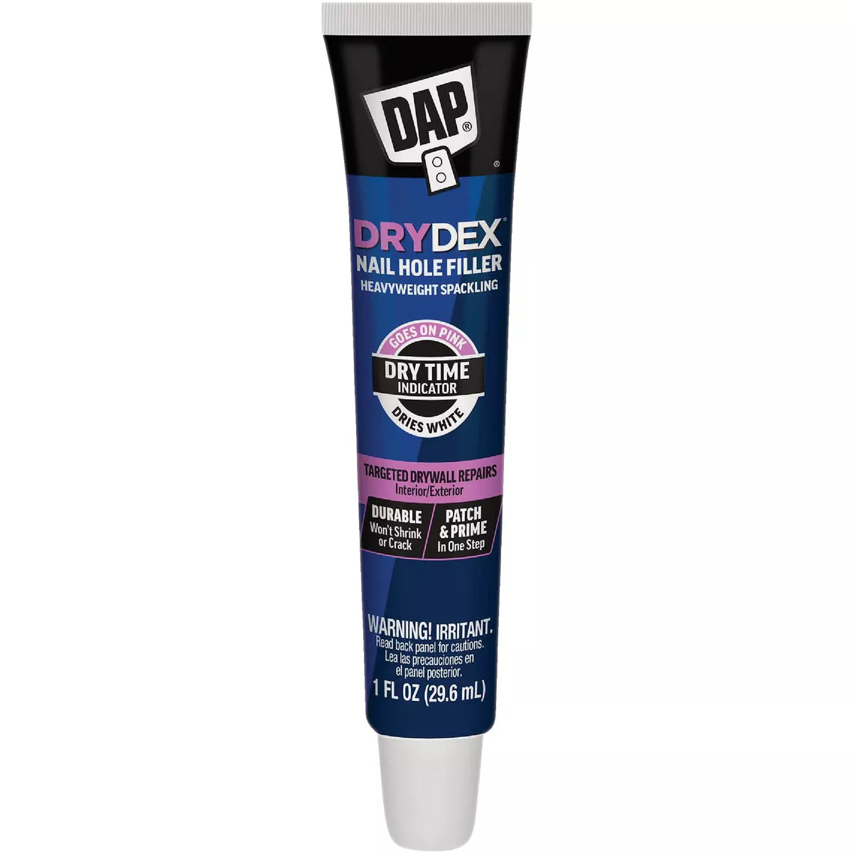 DAP DryDex 1 Oz. Nail Hole Filler Heavyweight Spackling - photo 2
