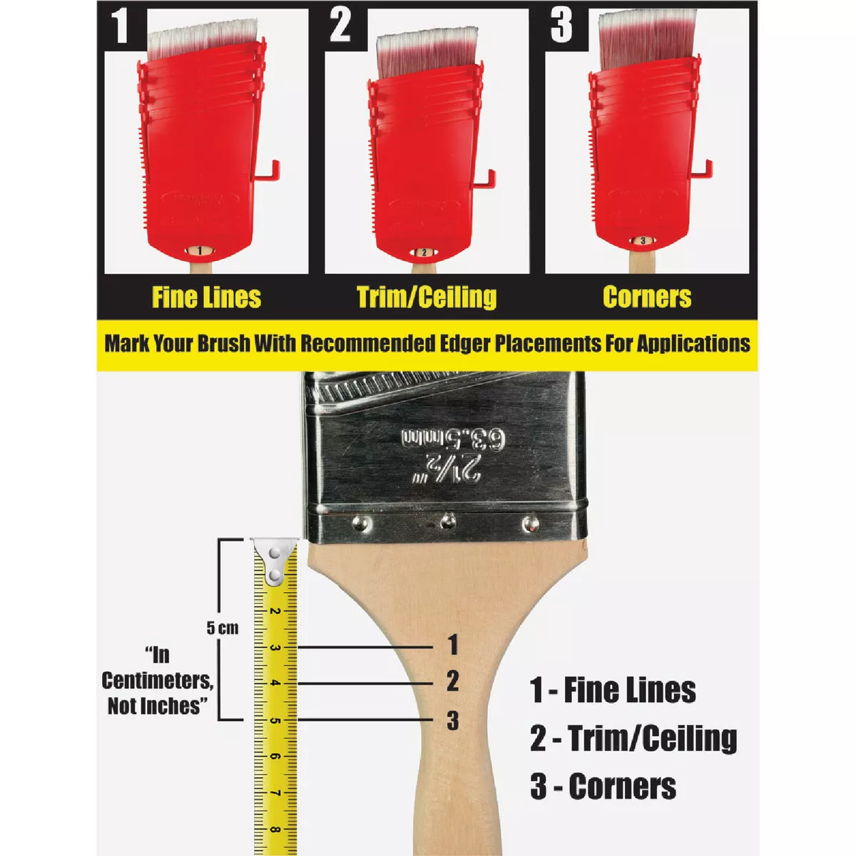 Boxtown Cut-N-Edge Ultimate Paint Brush Edger & Guard - photo 3