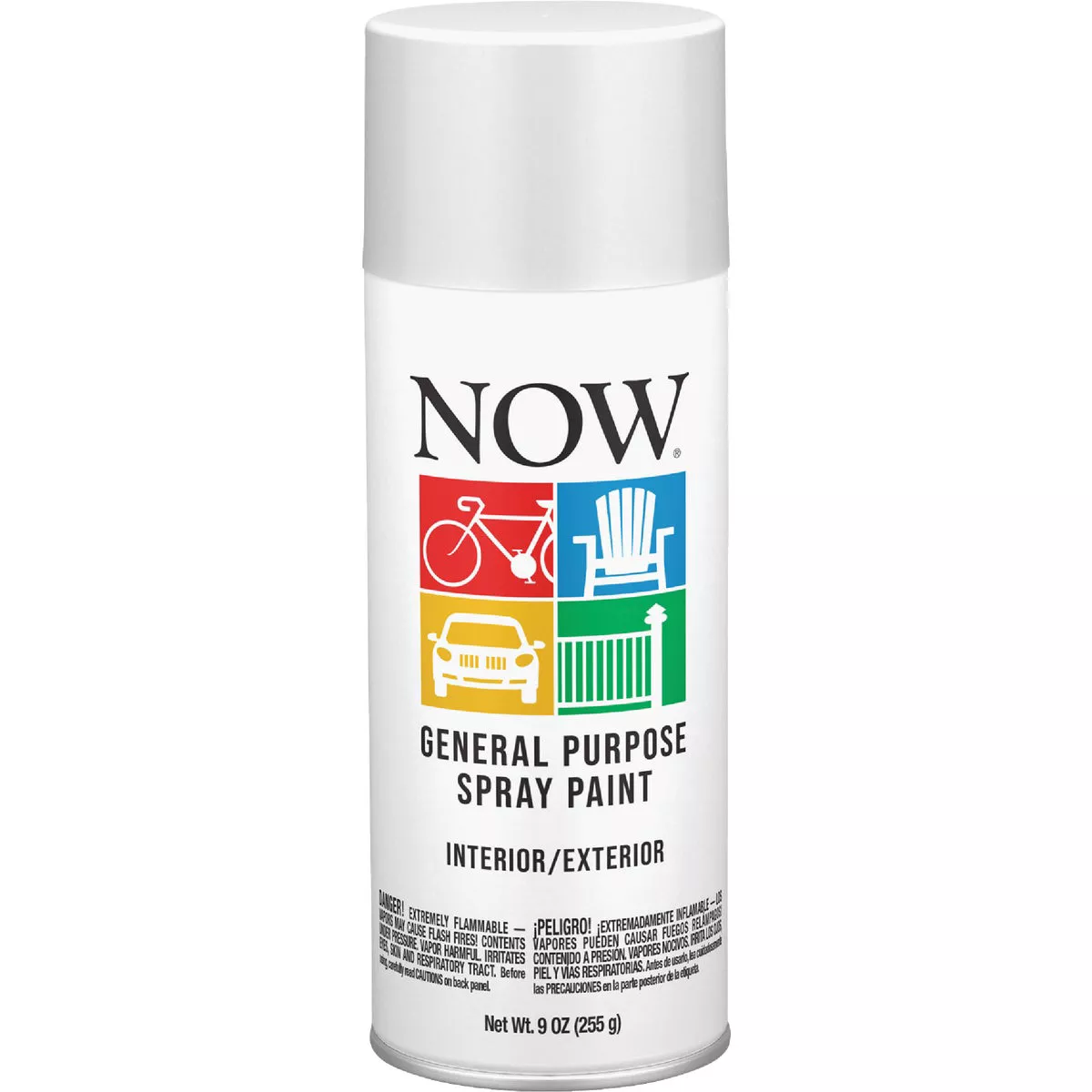 Krylon Now 9 Oz. Flat White General Purpose Spray Paint