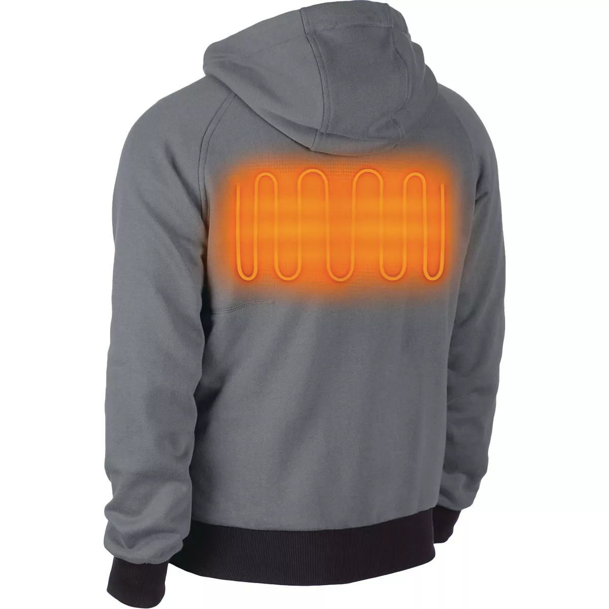 Milwaukee M12 Men's Gray Cordless Heated Hoodie Kit, L - photo 4