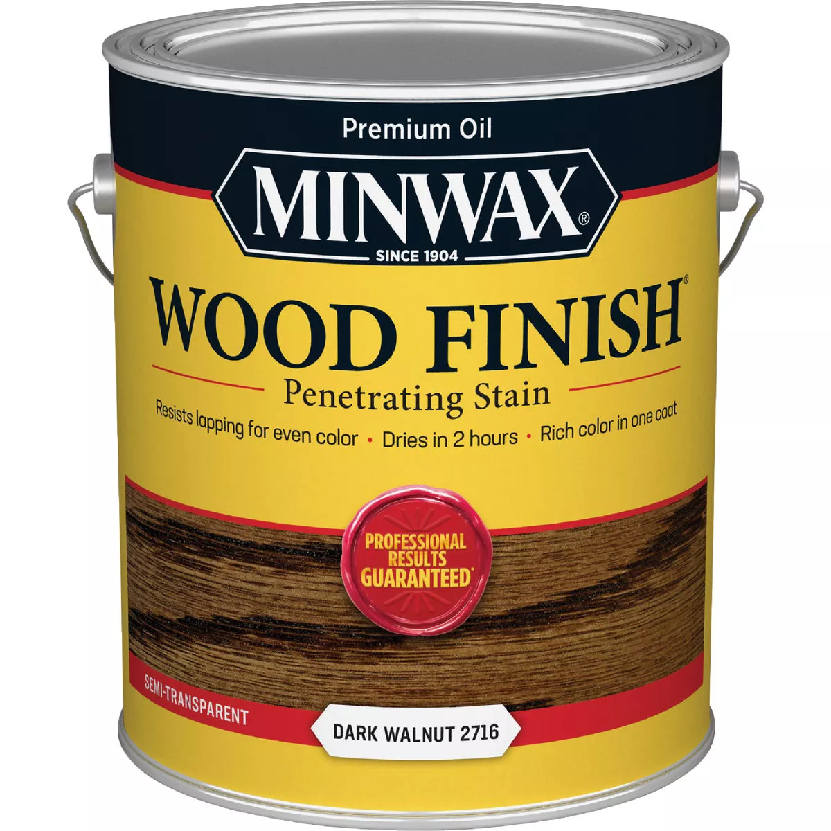 Minwax Wood Finish Penetrating Stain, Dark Walnut, 1 Gal. - photo 2