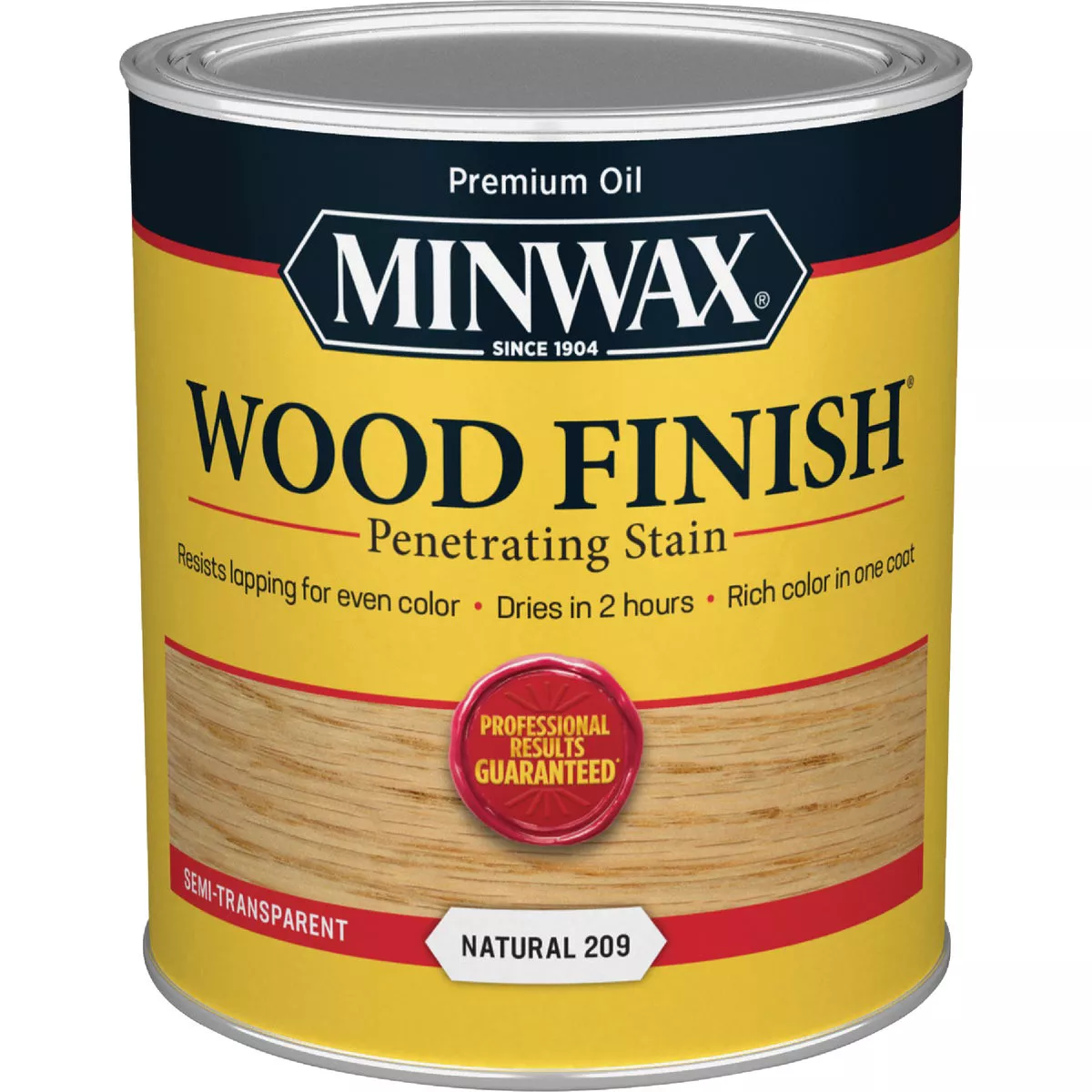 Minwax Wood Finish Penetrating Stain, Natural, 1 Qt. - photo 7