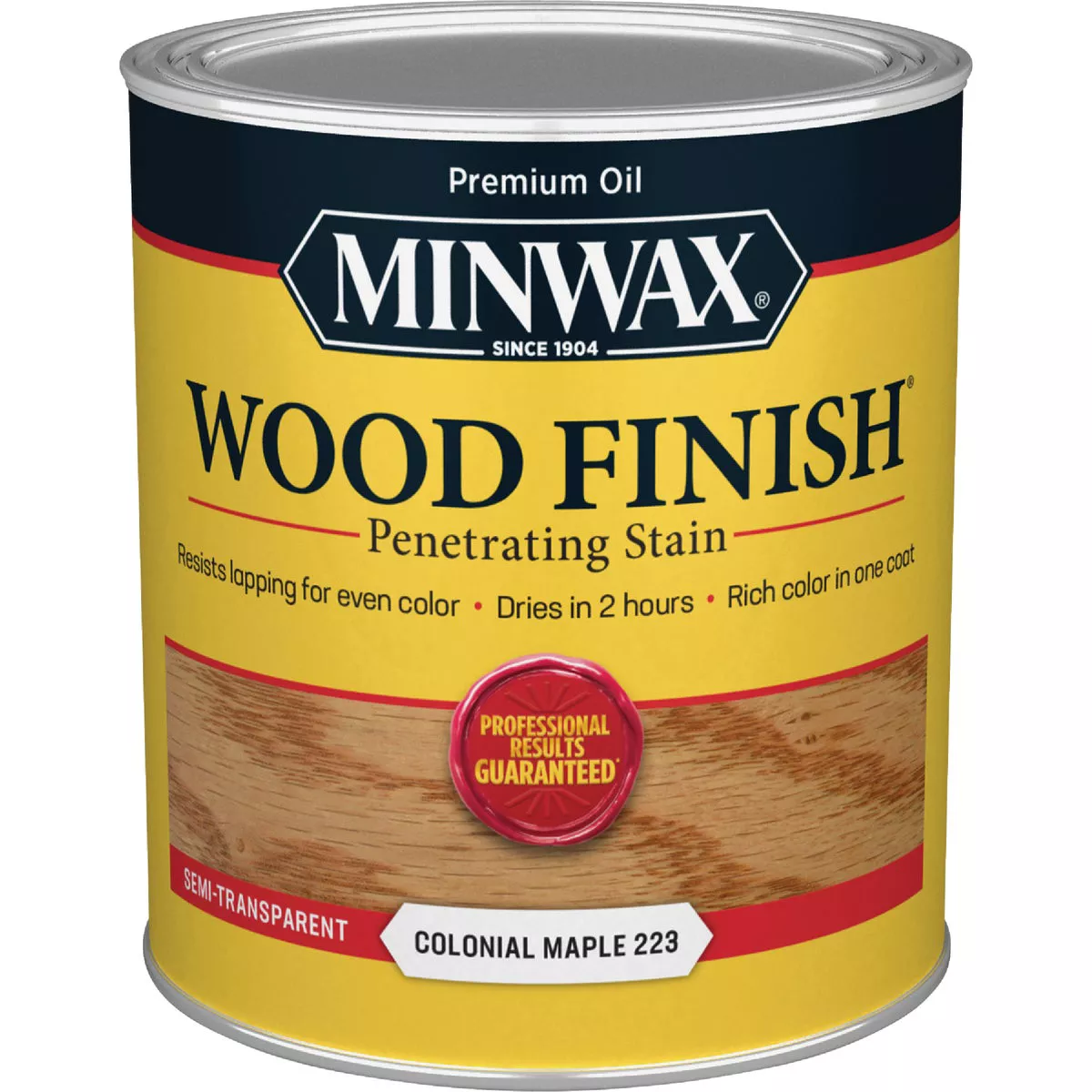 Minwax Wood Finish Penetrating Stain, Colonial Maple, 1 Qt. - photo 2