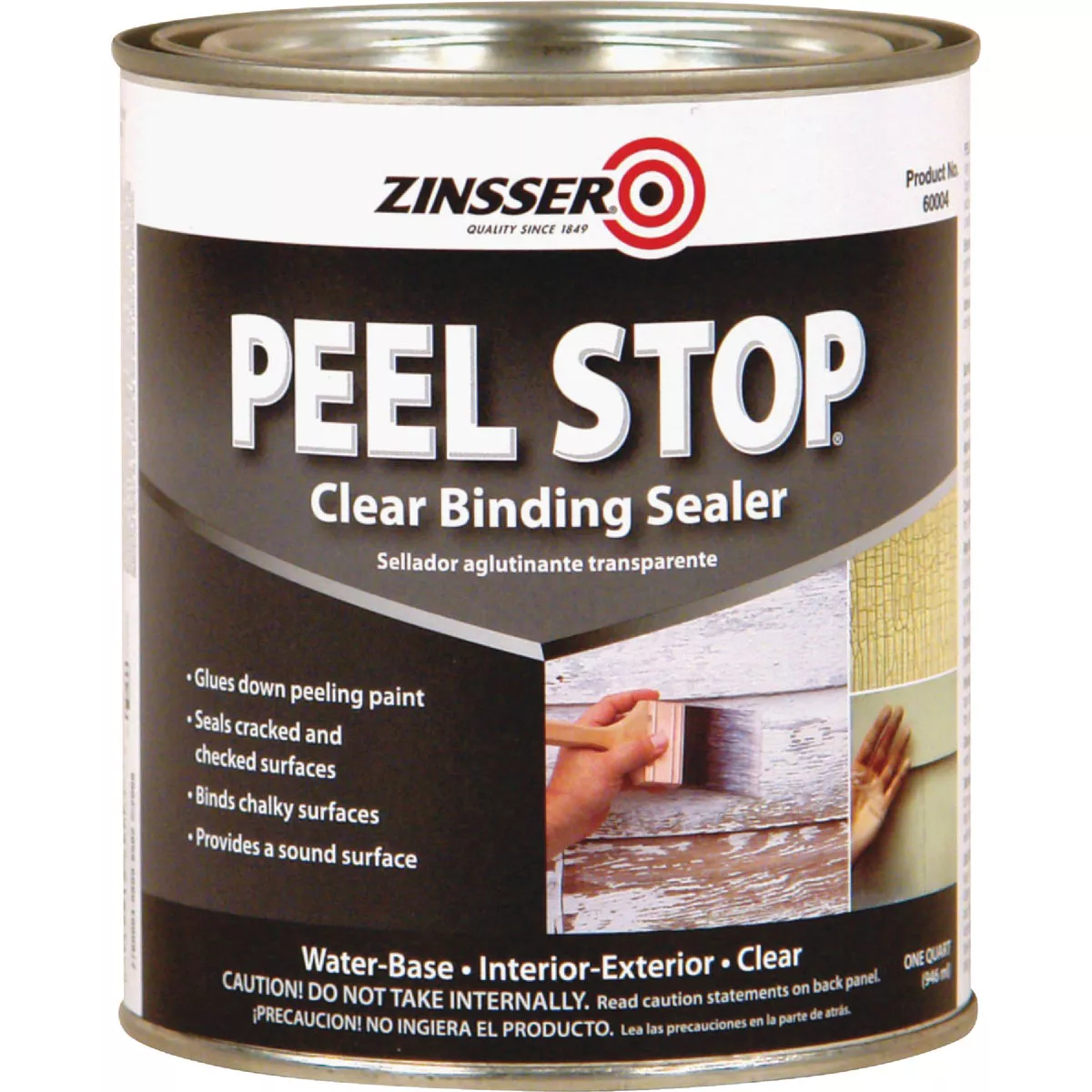 Zinsser Peel Stop Binding Interior/Exterior Primer, Clear, 1 Qt. - photo 2