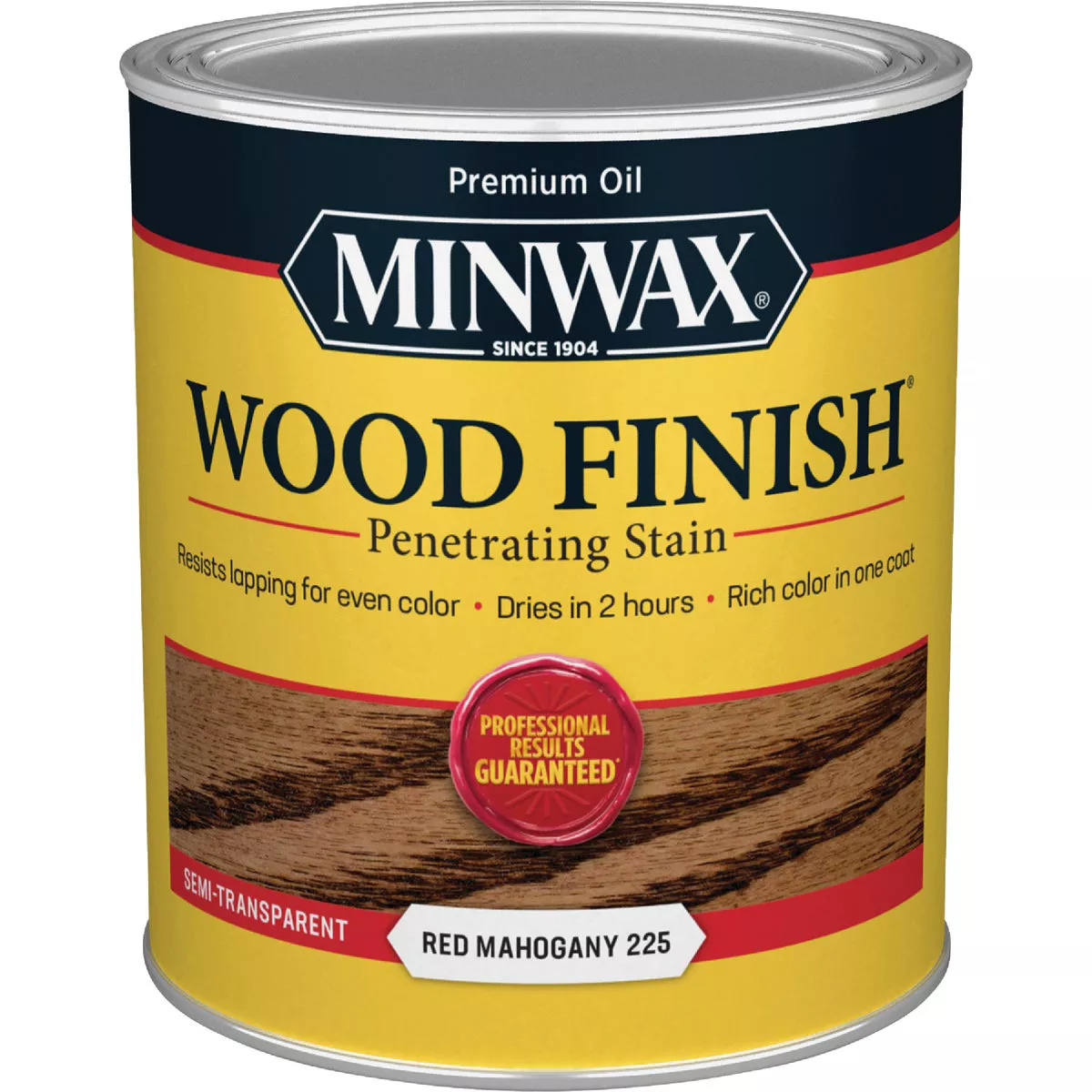 Minwax Wood Finish Penetrating Stain, Red Mahogany, 1 Qt. - photo 2