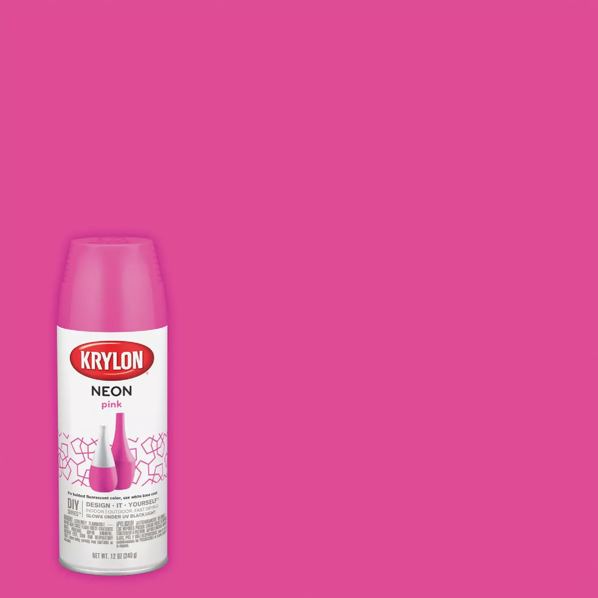 Krylon 12 Oz. Neon Pink Spray Paint