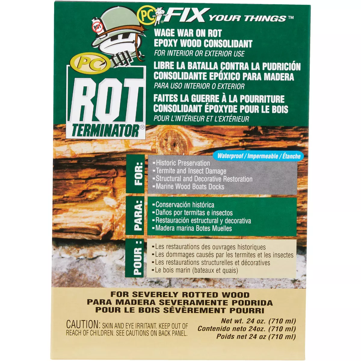 Rot Terminator 24 Oz. Wood Restorer - photo 2