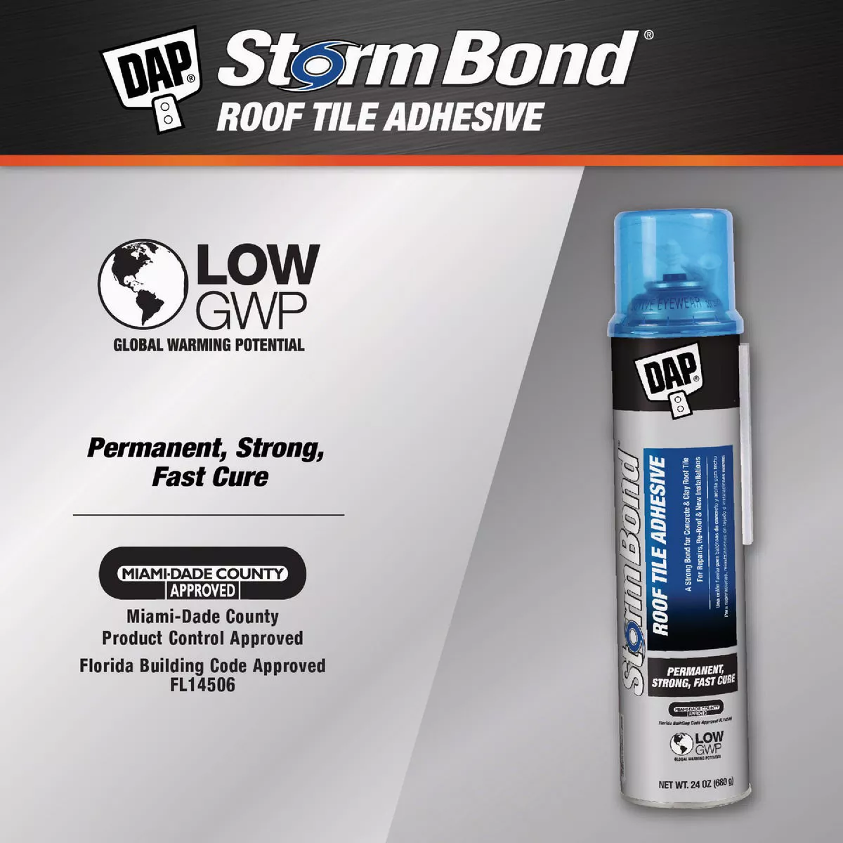 DAP Touch 'n Seal Storm Bond Low GWP Polyurethane Roof Tile Adhesive - photo 2
