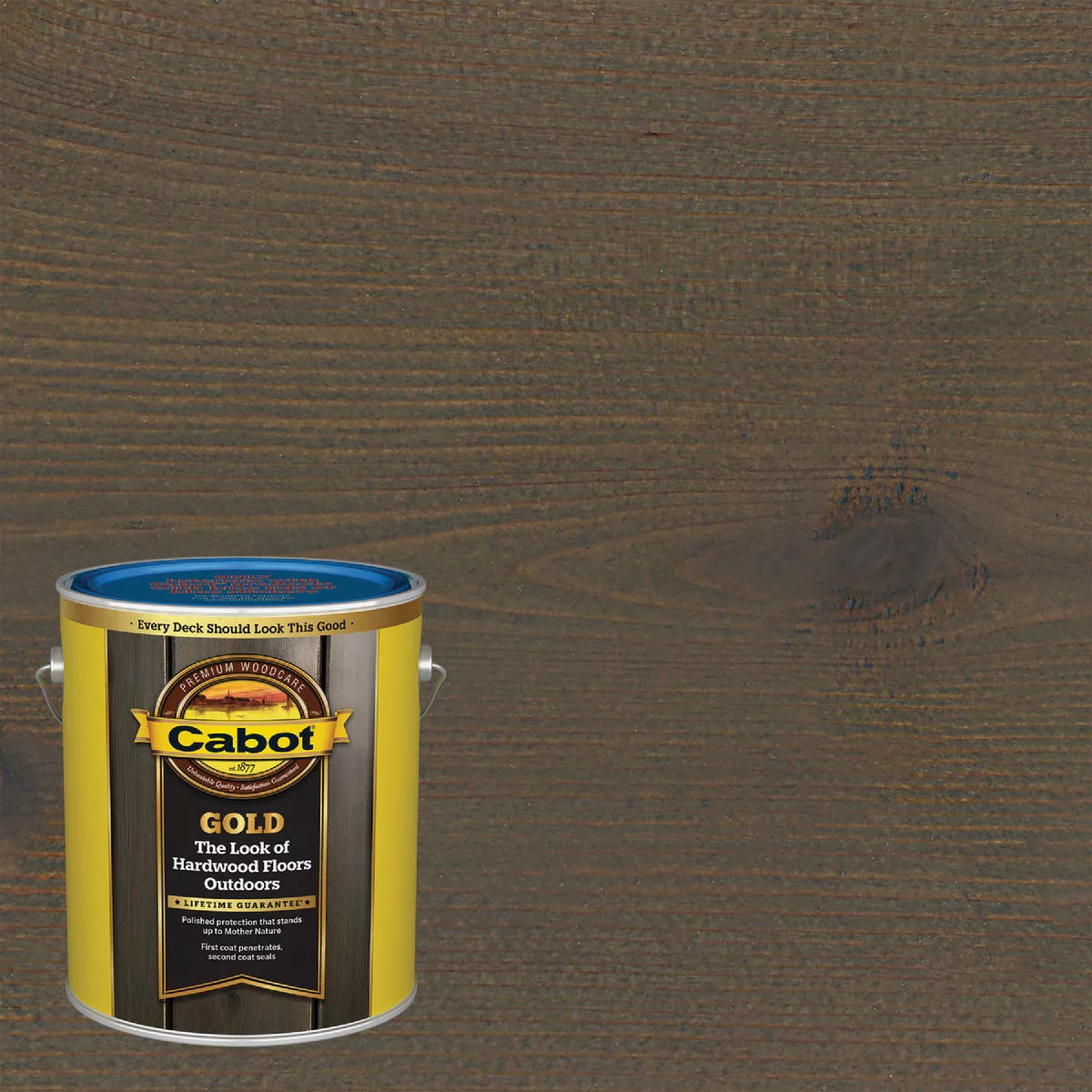 Cabot Gold Low VOC Exterior Stain, 19474 Starlit Gray, 1 Gal.
