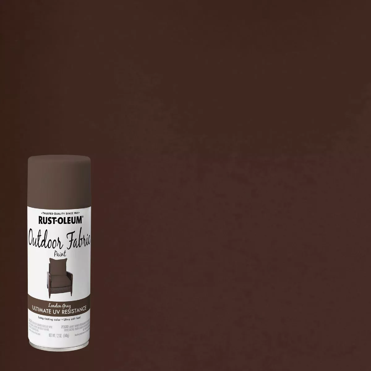 Rust-Oleum 12 Oz. Flat/Matte Outdoor Fabric Spray Paint, London Gray