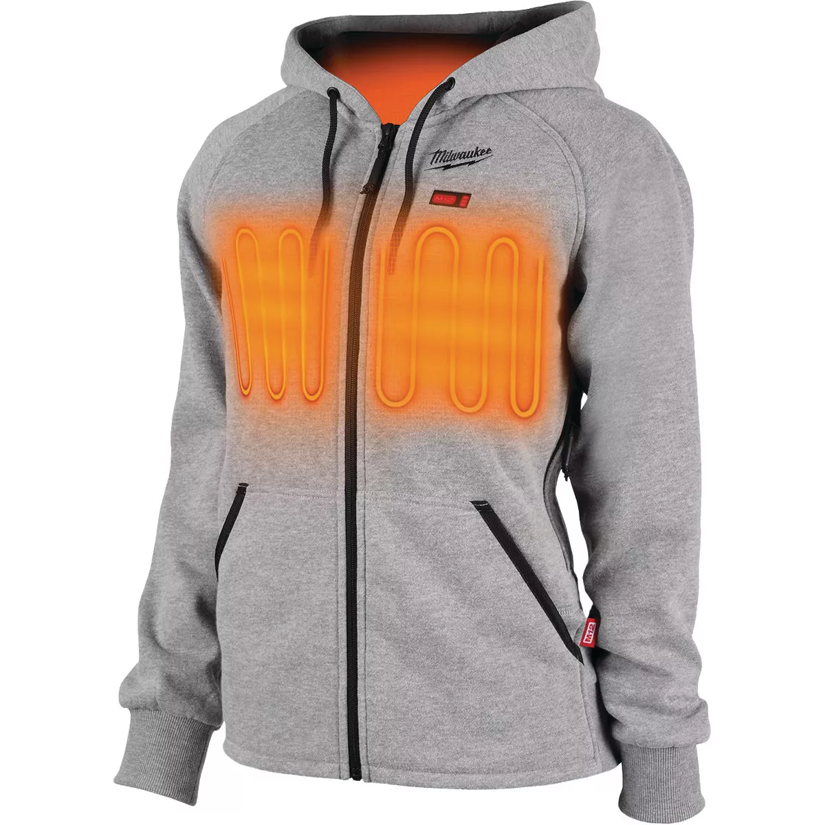Milwaukee M12 Women's Gray Cordless Heated Hoodie Kit, M - photo 2