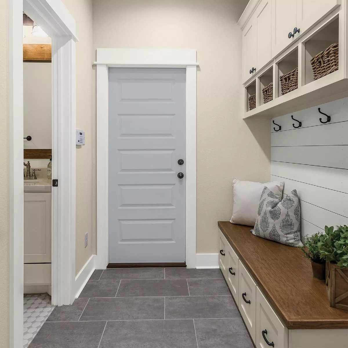 Glidden Spred Interior Grab-N-Go Paint + Primer Semi-Gloss Paint, Gray Frost, 1 Gal. - photo 3