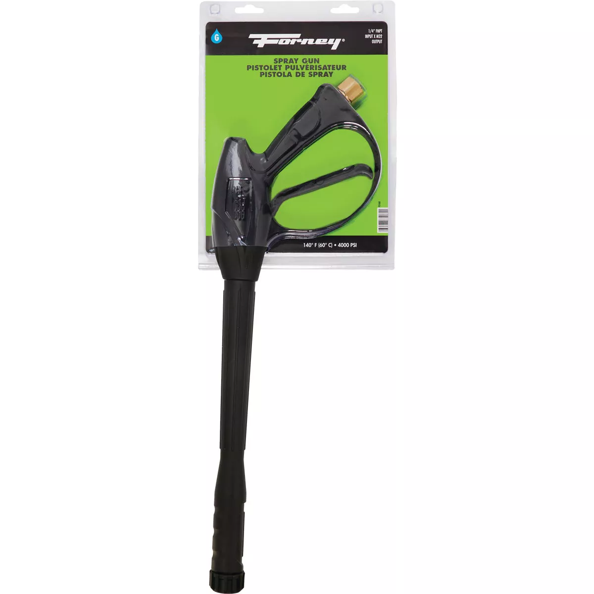 Forney Pressure Washer Spray Gun, 1/4 in FNPT x M22 by 1.5 - photo 2