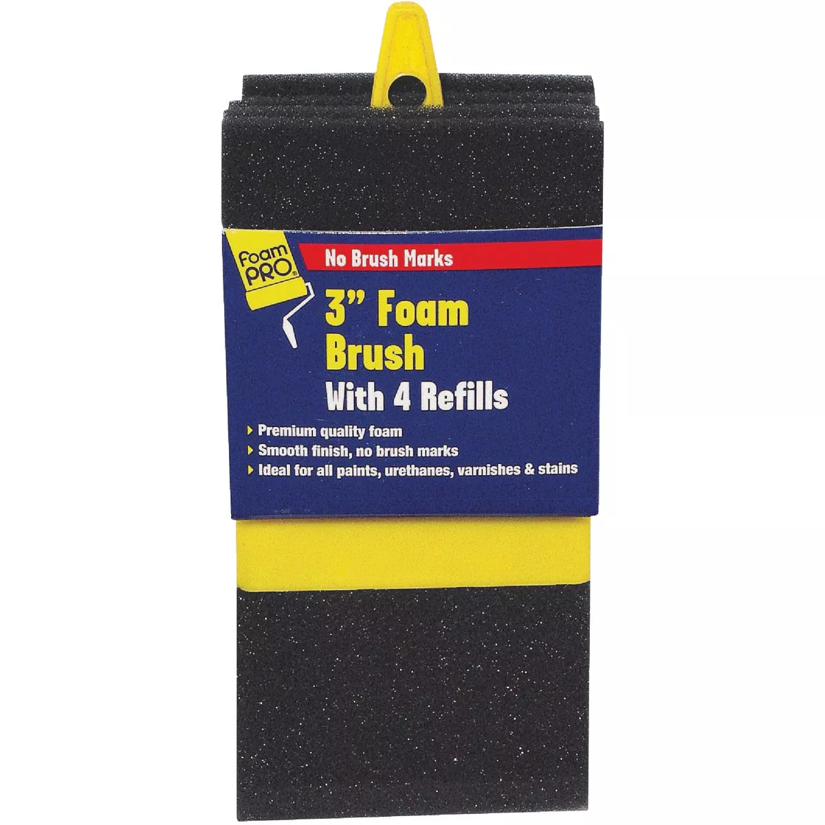 FoamPRO 3 In. Foam Brush & 4 Refills