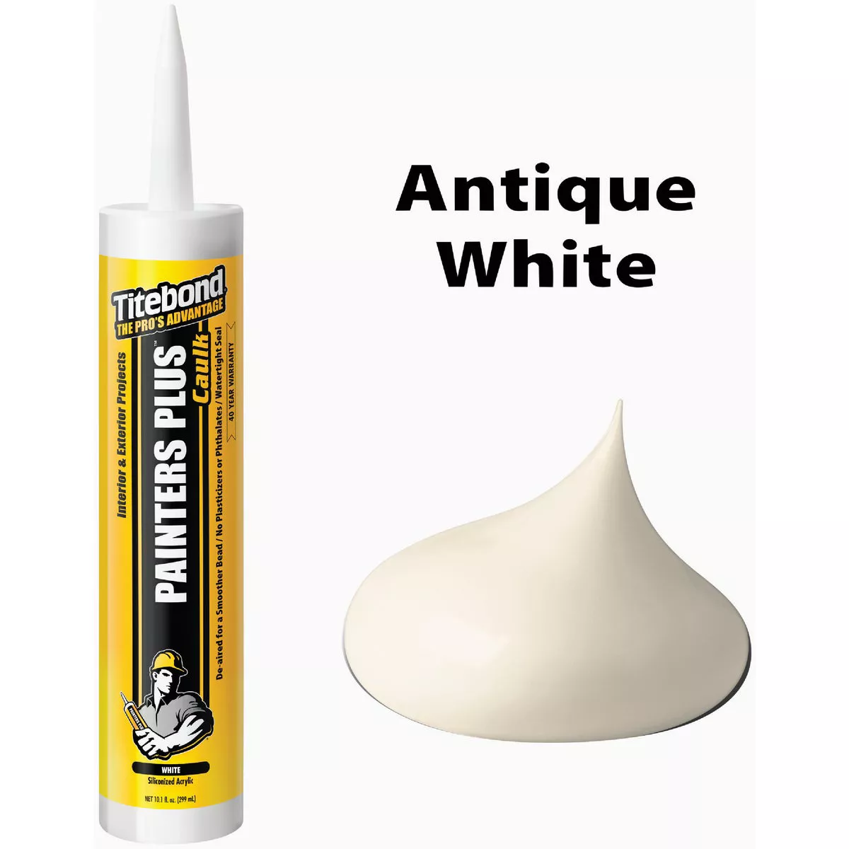 Titebond Painter's Plus 10.1 Oz. Antique White Acrylic Caulk - photo 5