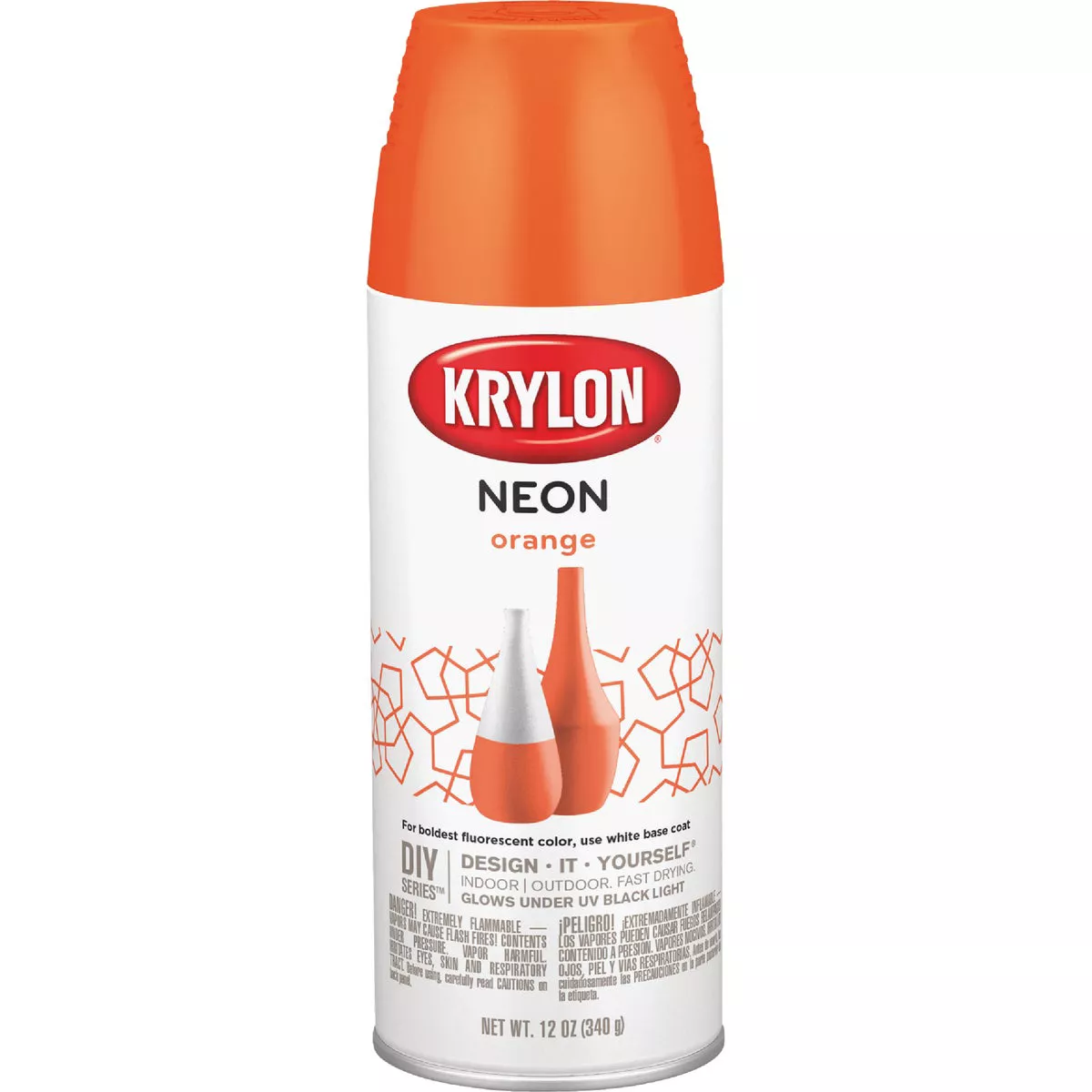 Krylon 12 Oz. Neon Orange Spray Paint - photo 2