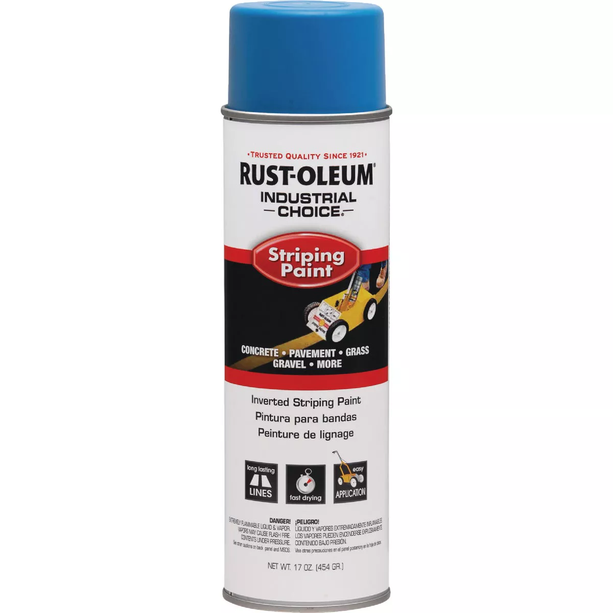 Rust-Oleum Industrial Choice Dark Blue 18 Oz. Striping Paint - photo 2