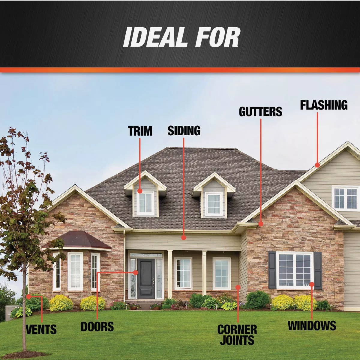 DAP 9.8 Oz. Window, Door & Siding Silicone Sealant, Almond - photo 4