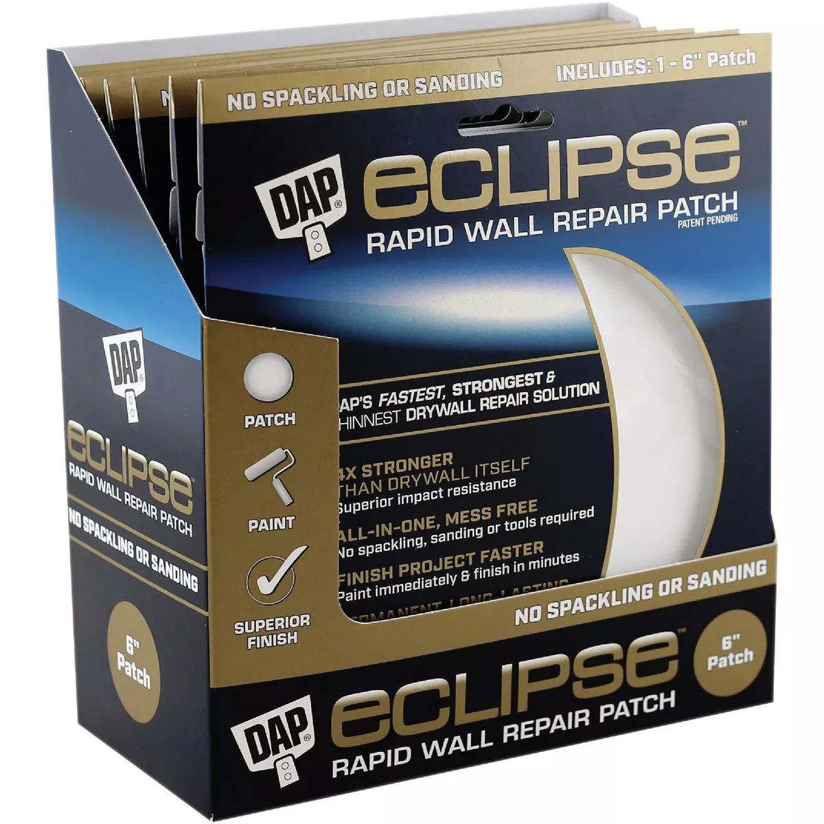 DAP Eclipse 6 In. Rapid Wall Repair Patch - photo 2