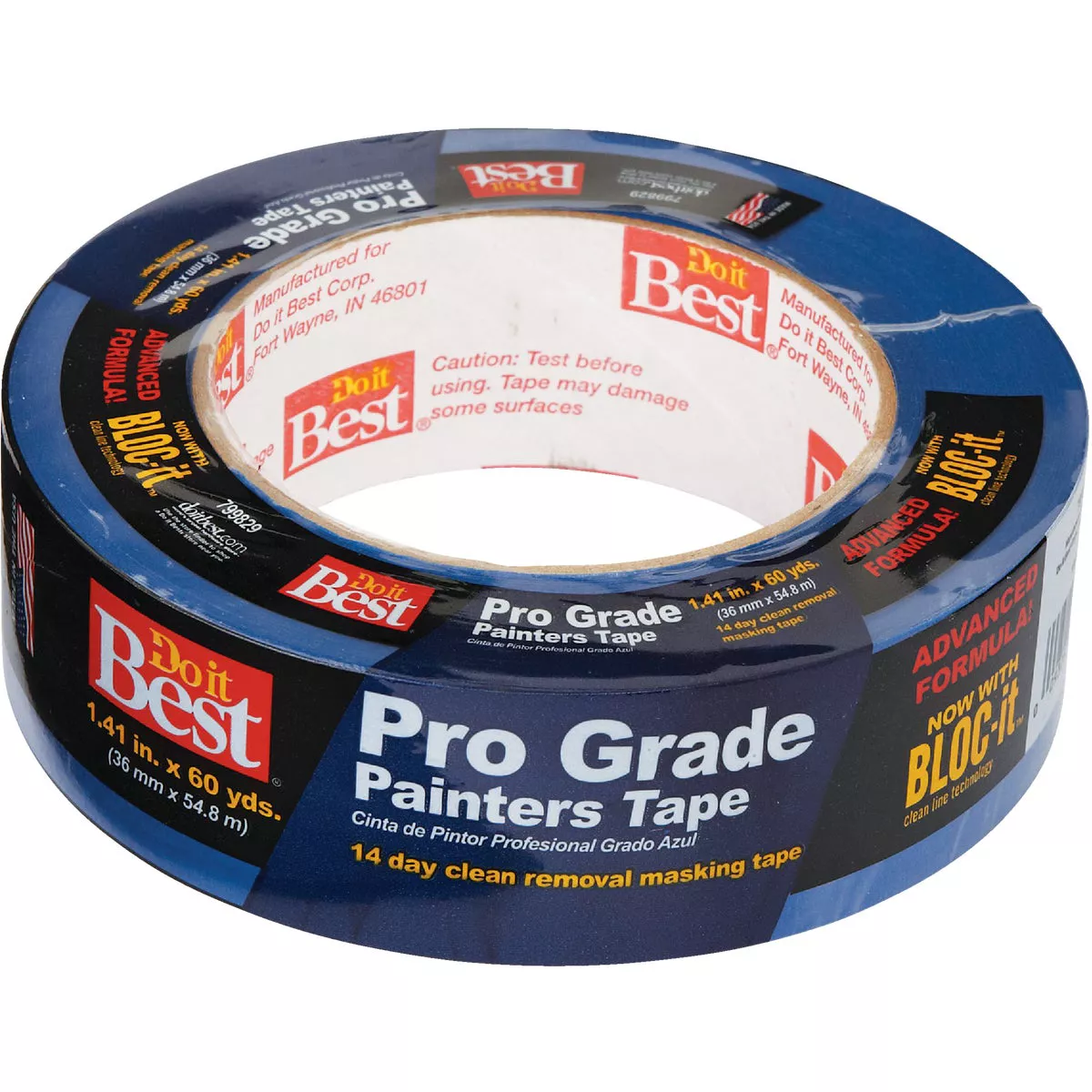 Do it Best Pro Grade 1.41 In. x 60 Yd. Blue Painter's Masking Tape - photo 4