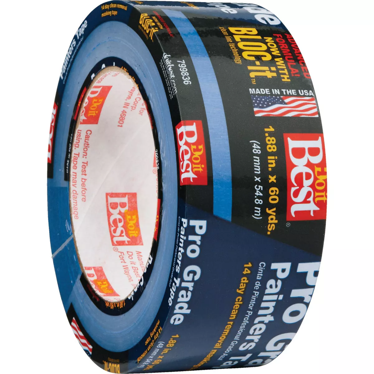 Do it Best Pro Grade 1.88 In. x 60 Yd. Blue Painter's Masking Tape - photo 3