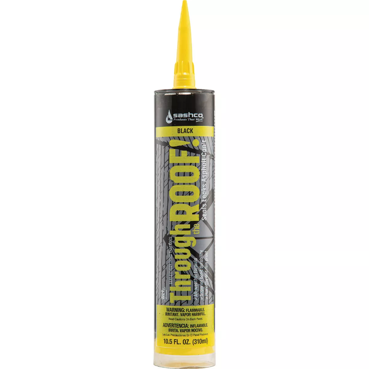 Through the Roof! 10.5 Oz. Black Low VOC Roof Sealant