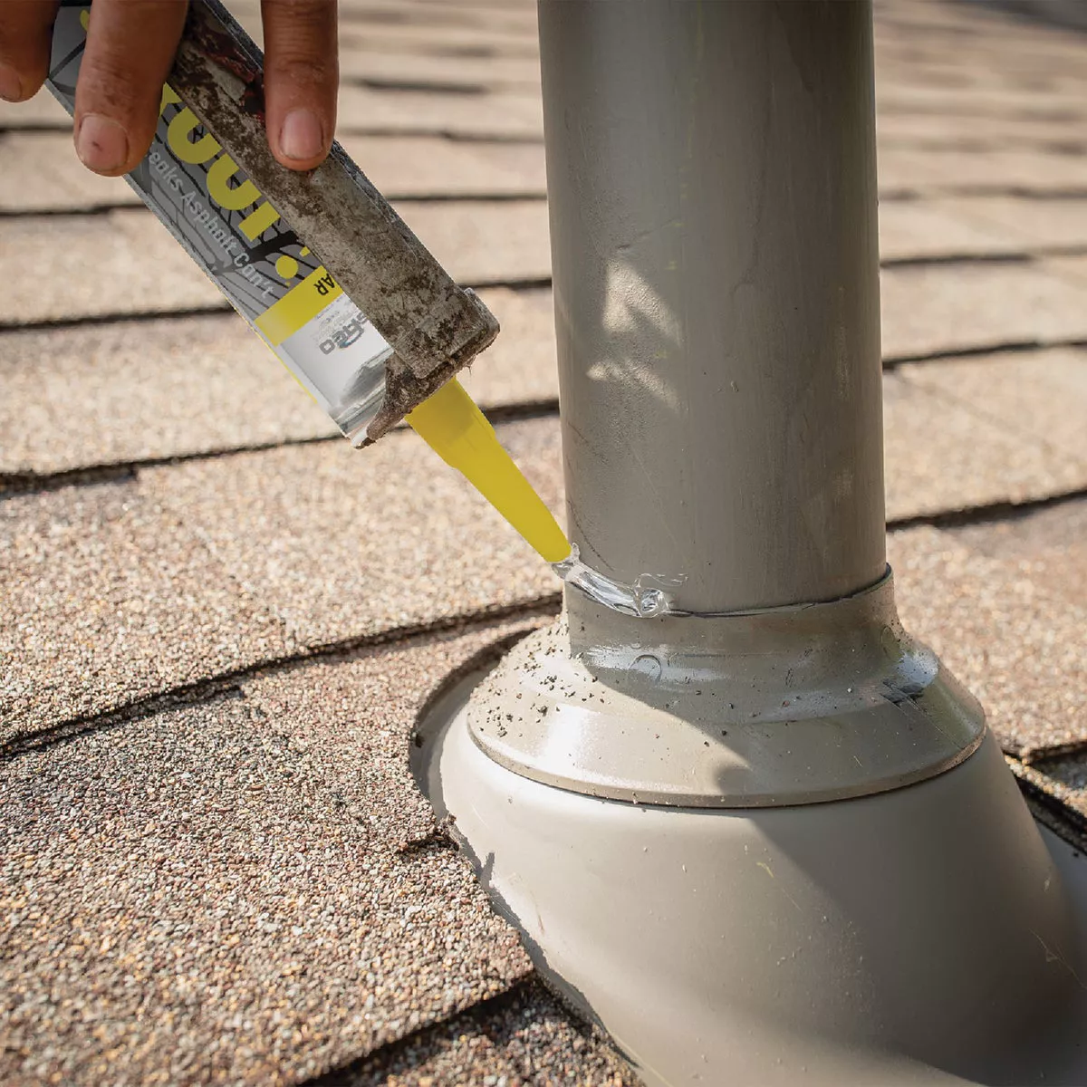 Through the Roof! 10.5 Oz. Black Low VOC Roof Sealant - photo 5
