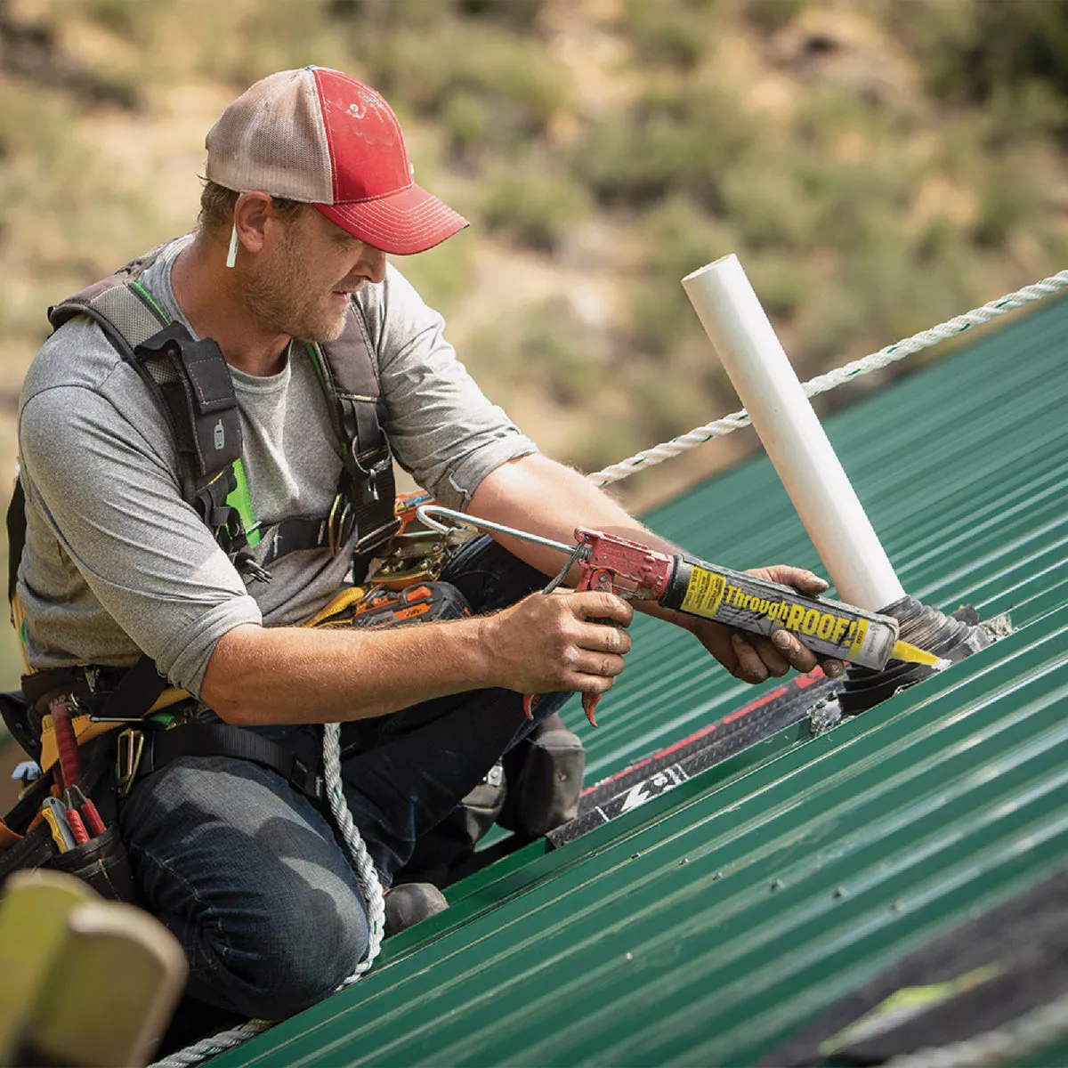 Through the Roof! 10.5 Oz. Black Low VOC Roof Sealant - photo 2